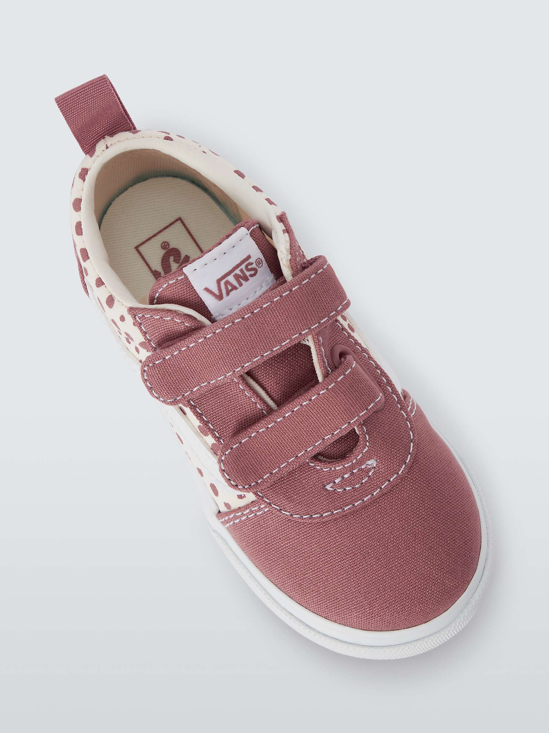 Buy Vans Baby Ward Dots Trainers, Withered Rose Online at johnlewis.com