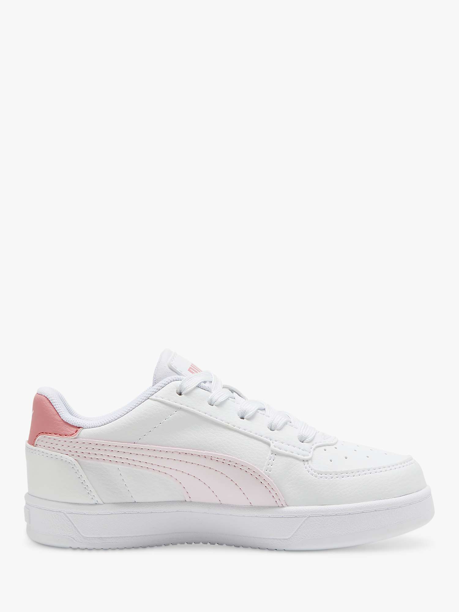 Buy PUMA Kids' Caven 2.0 Trainers, White/Pink Online at johnlewis.com