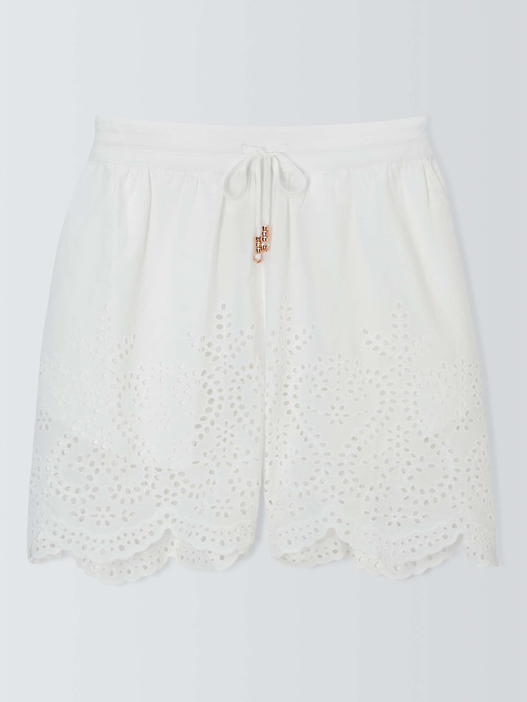 Buy John Lewis Broderie Anglaise Beach Shorts Online at johnlewis.com