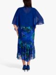 chesca Chiffon Shawl, Cobalt