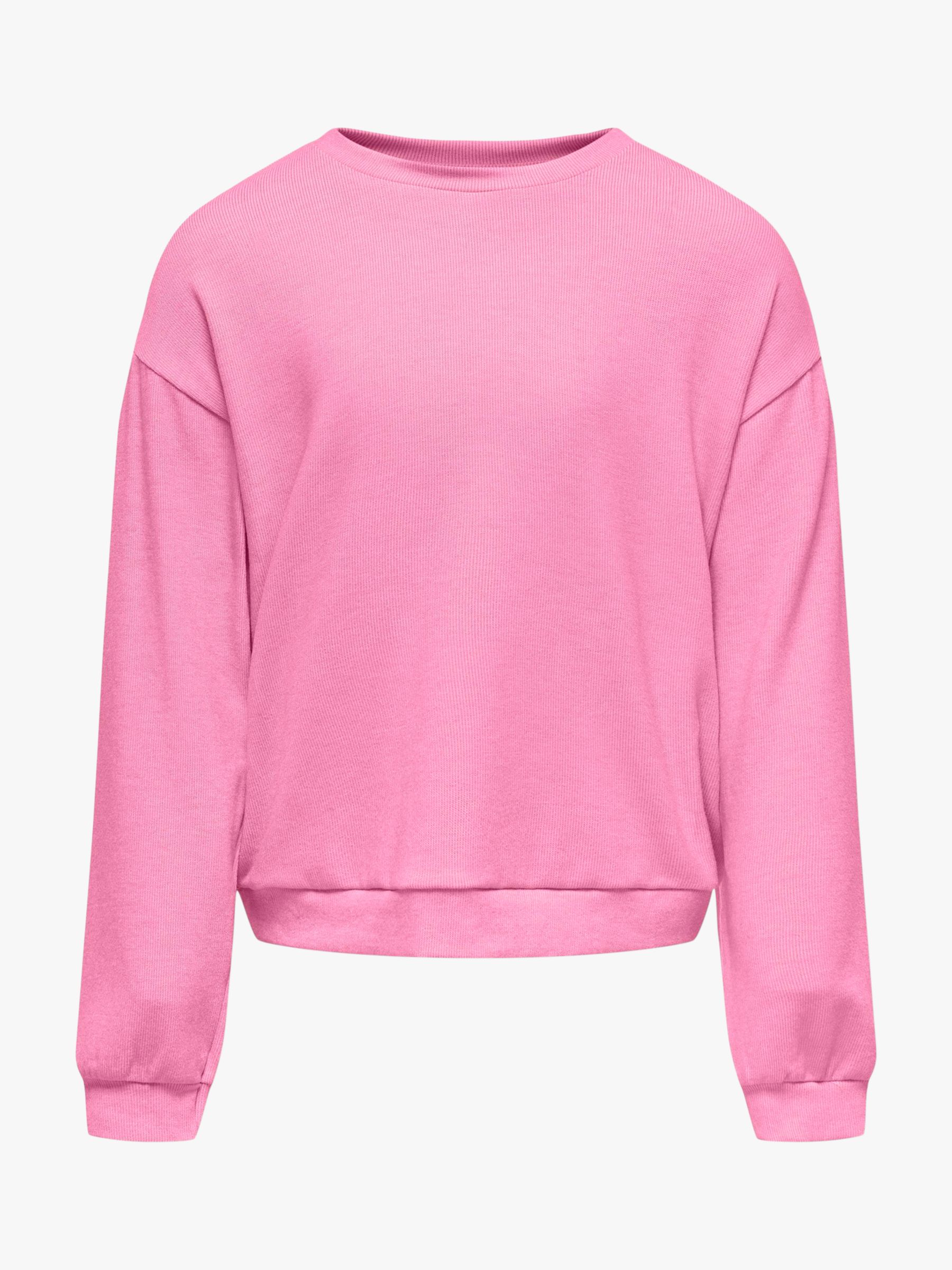 Buy KIDS ONLY Kids' Soft Touch Cosy Sweatshirt, Pink Online at johnlewis.com