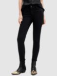 AllSaints Miller Sizeme Skinny Jeans, Black