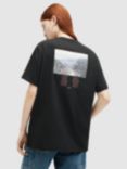 AllSaints Credi Boyfriend T-Shirt, Black