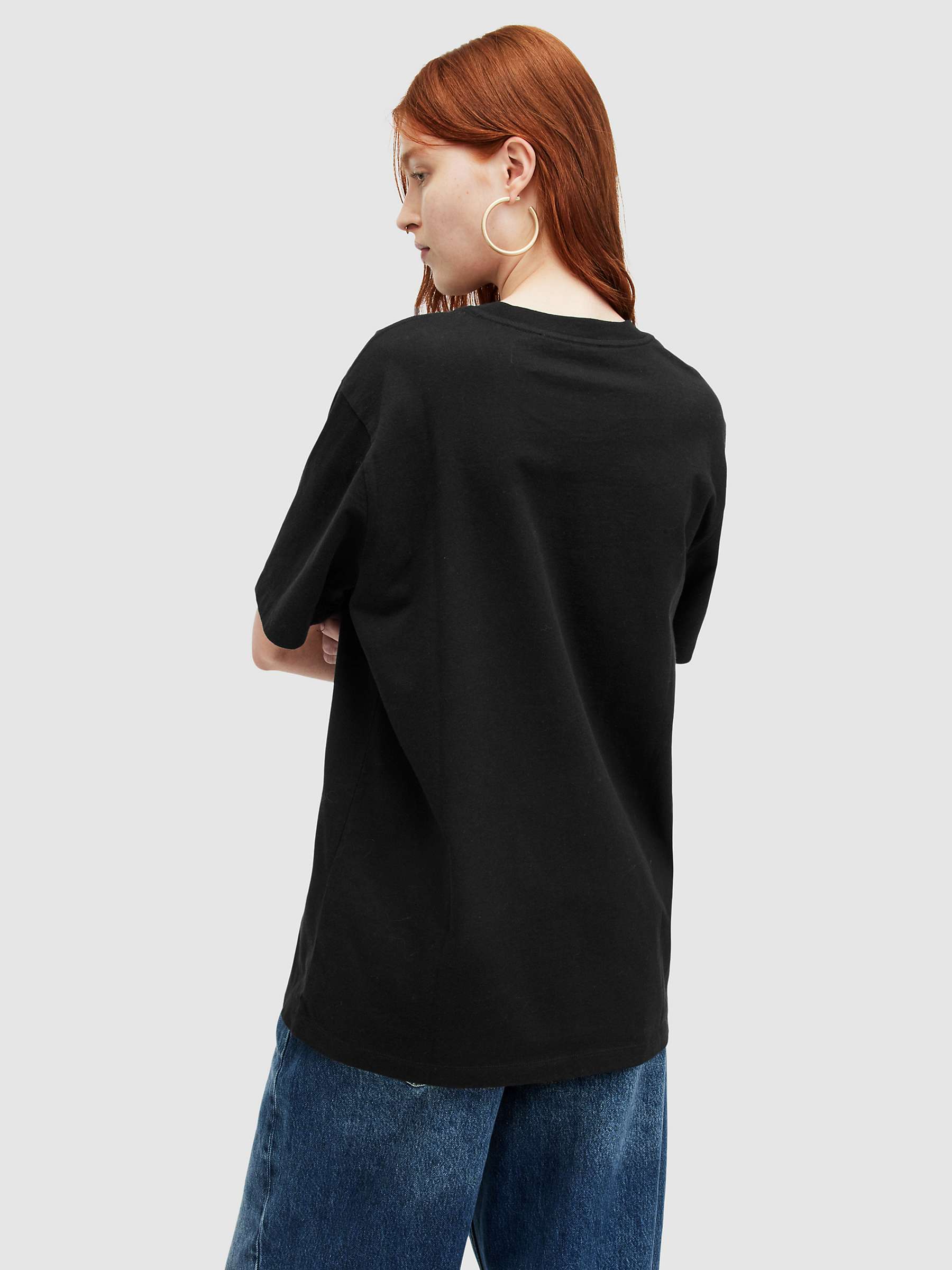 Buy AllSaints Pippa Boyfriend Fit T-Shirt Online at johnlewis.com