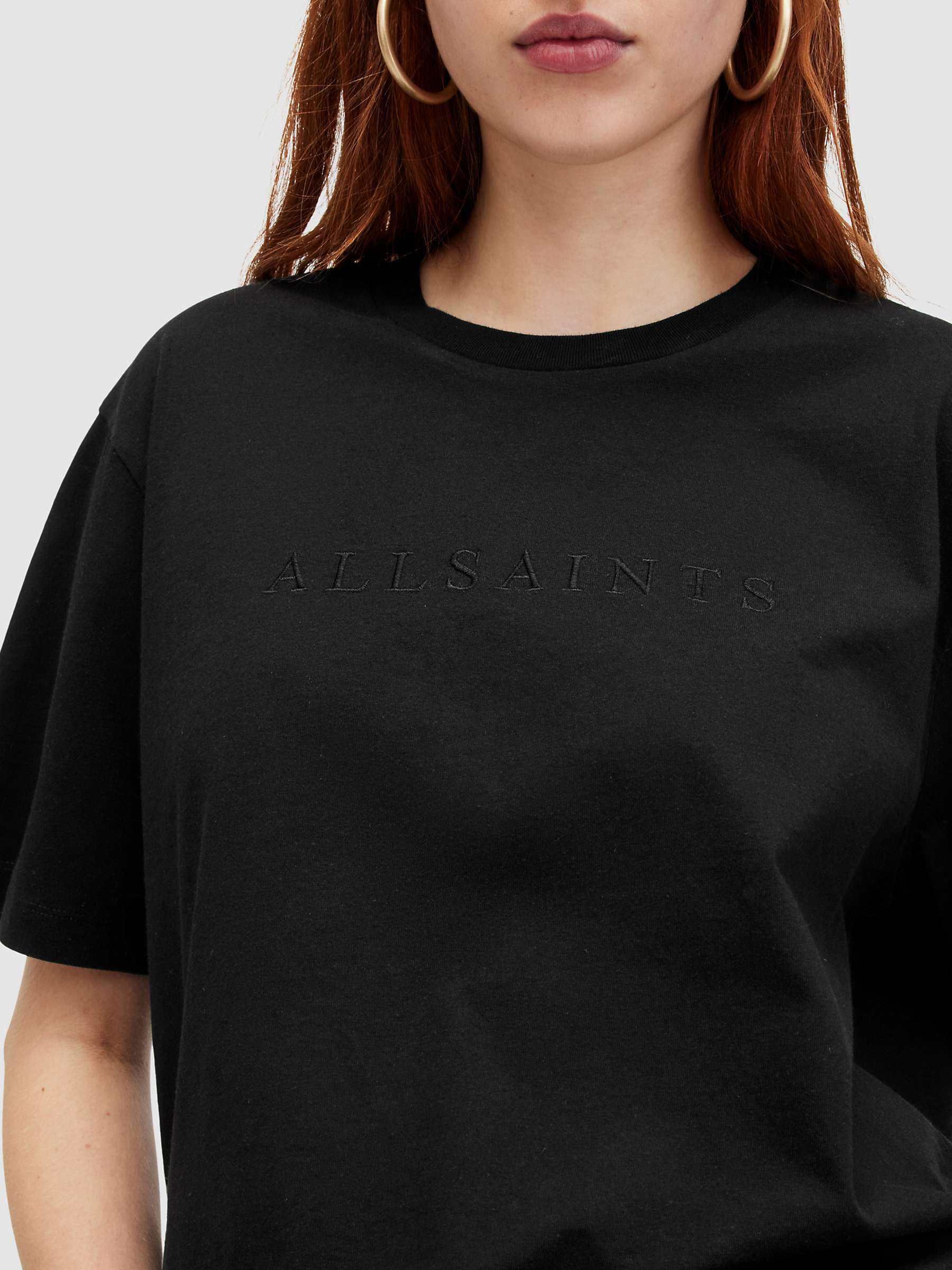Buy AllSaints Pippa Boyfriend Fit T-Shirt Online at johnlewis.com