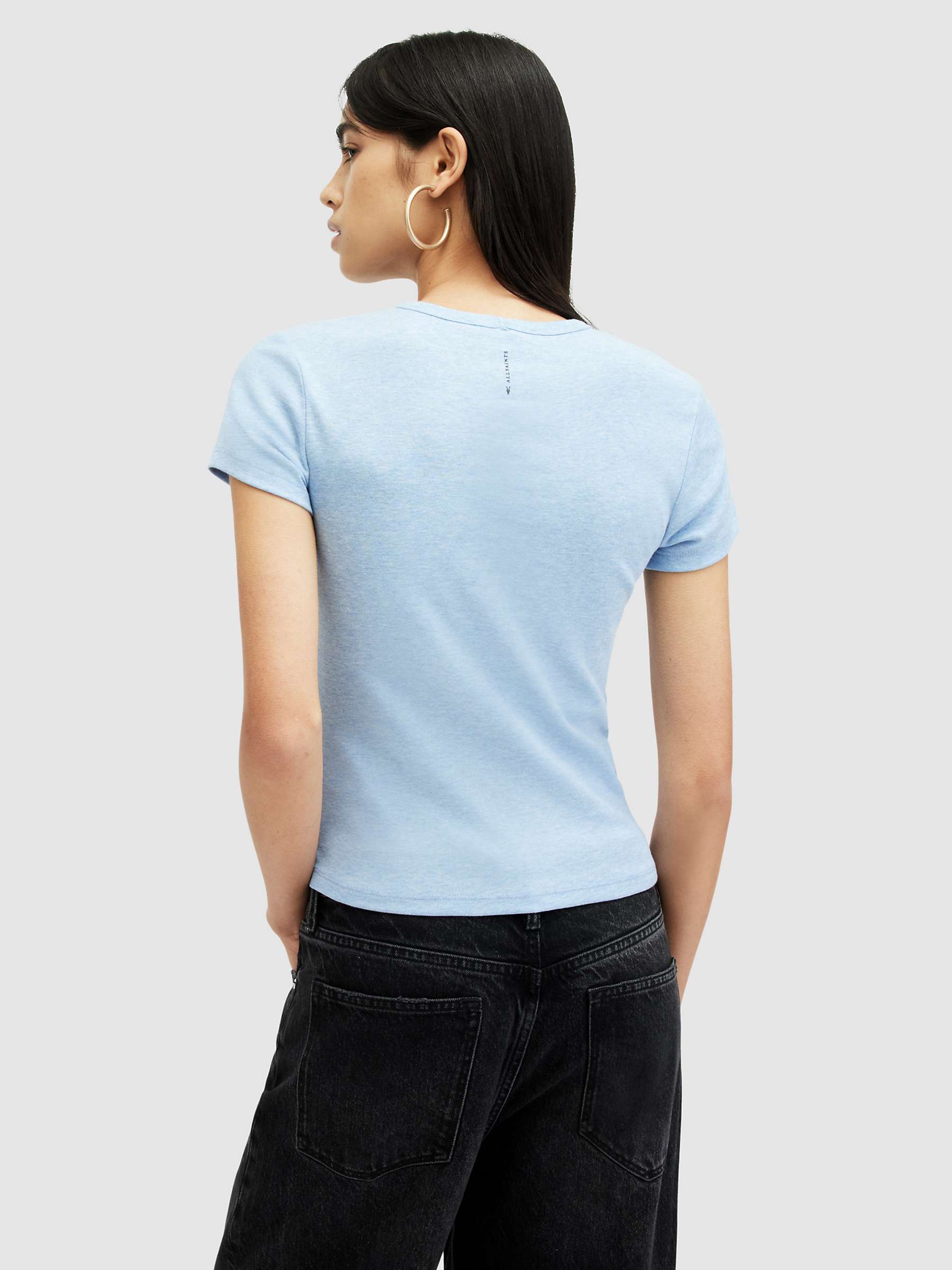 Buy AllSaints Stevie Organic Cotton T-Shirt Online at johnlewis.com