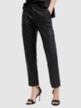 AllSaints Nola Coated Trousers, Black