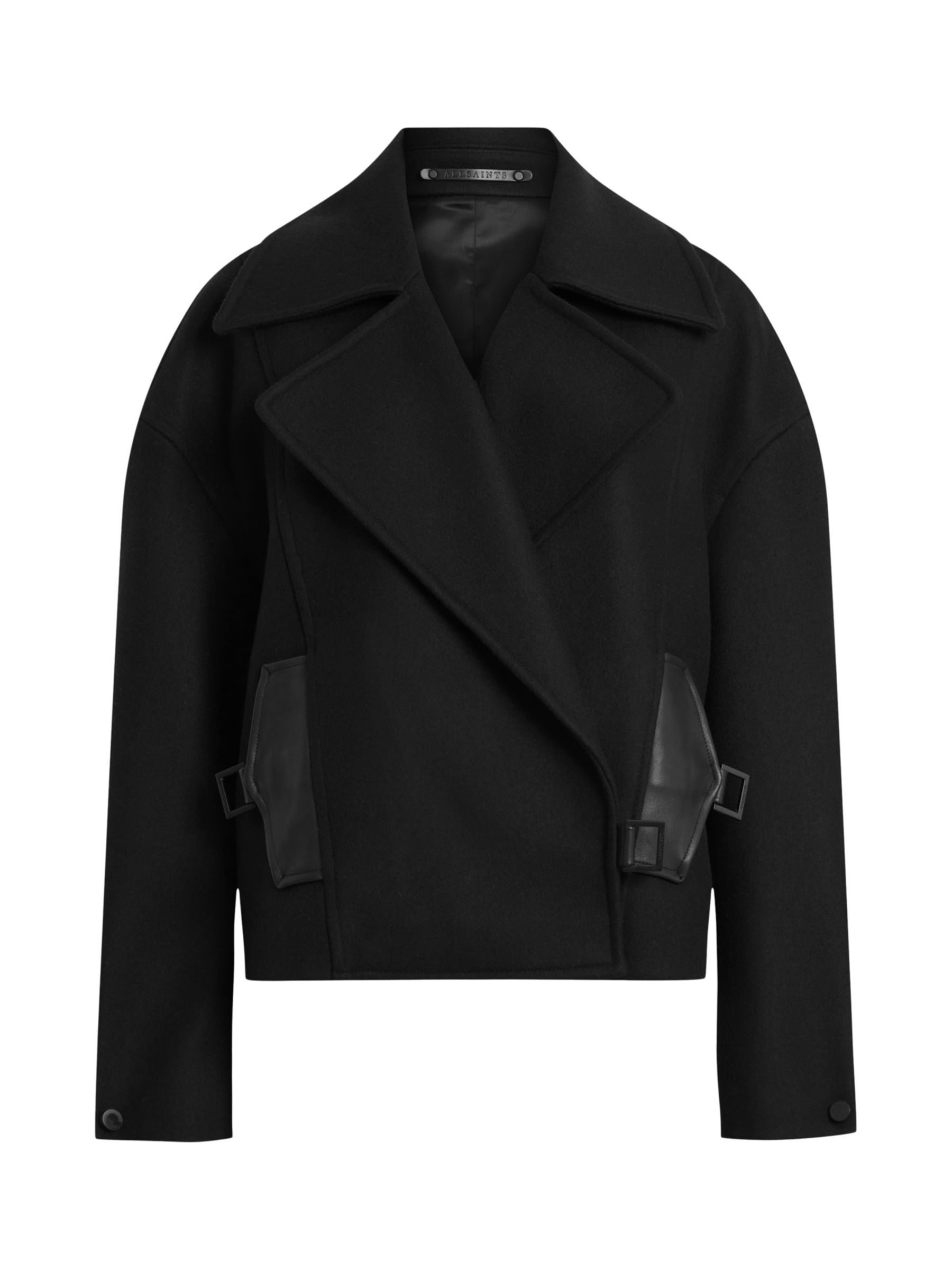 AllSaints Cooper Jacket, Black at John Lewis & Partners