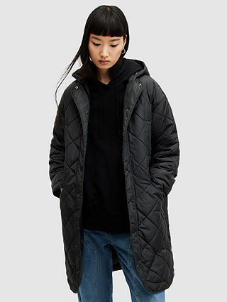 AllSaints Rina Liner Quilted Jacket, Black