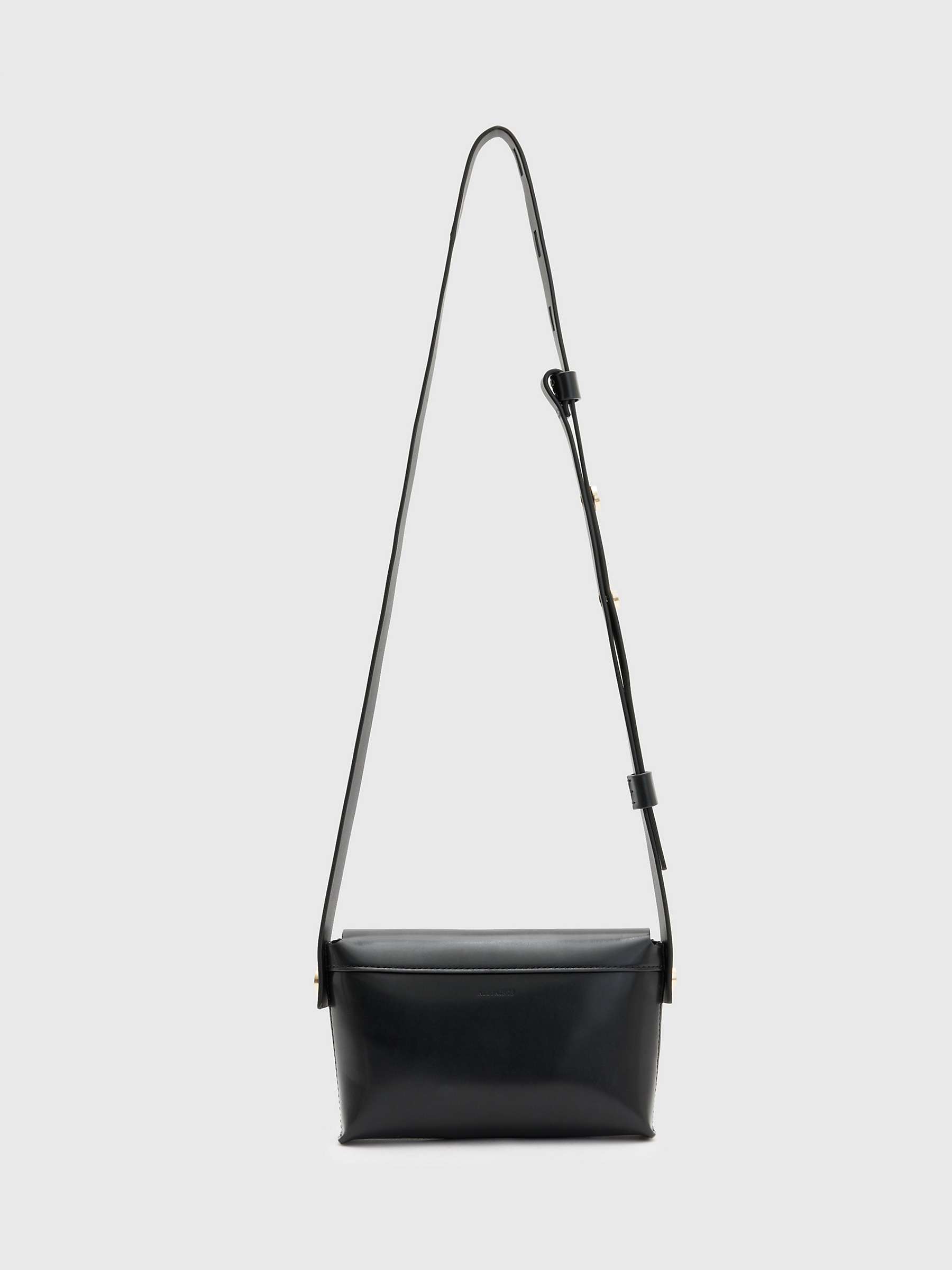 Buy AllSaints Francine Leather Crossbody Bag Online at johnlewis.com