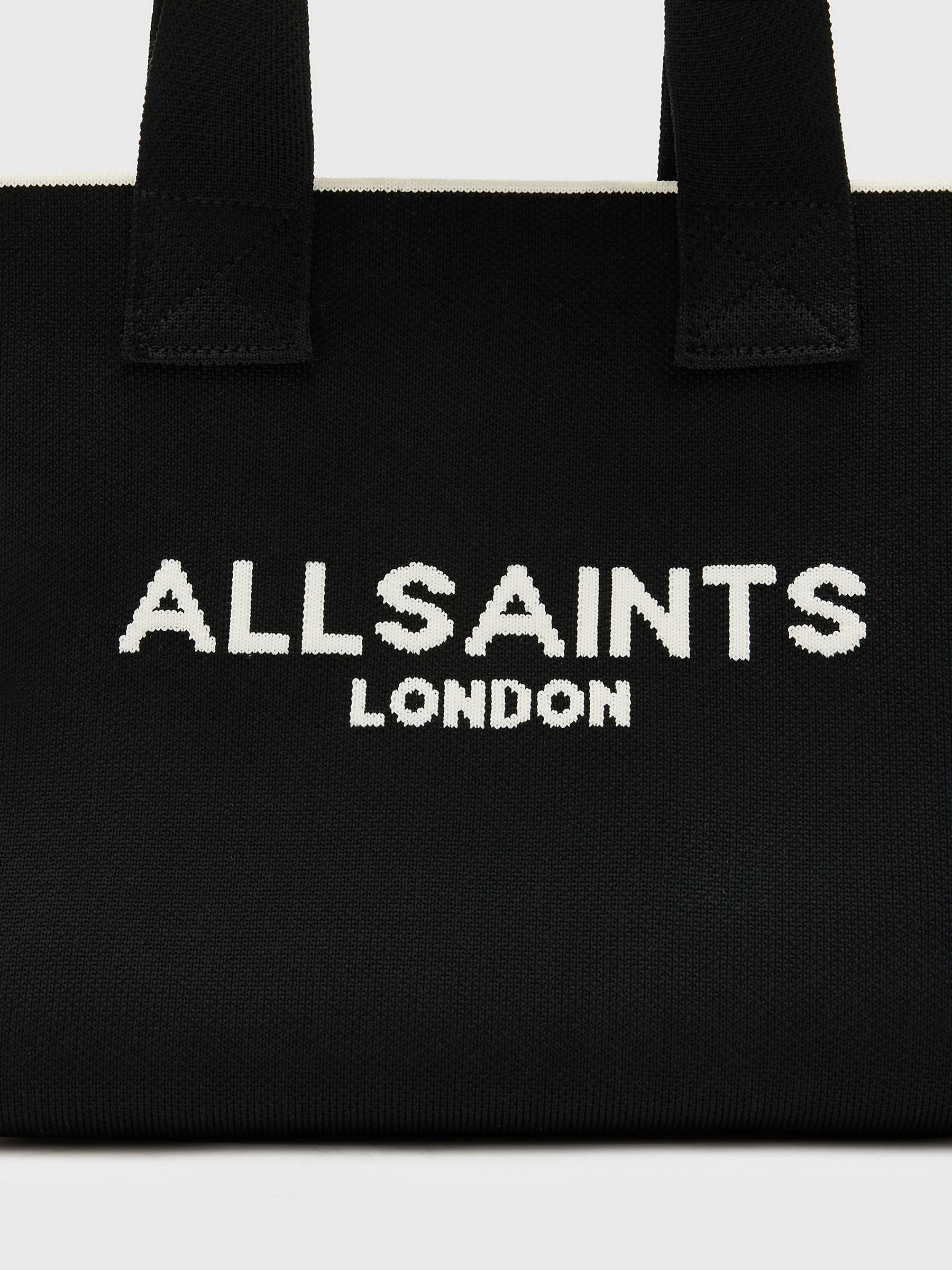 Buy AllSaints Izzy Knitted Recycled Mini Tote Bag Online at johnlewis.com