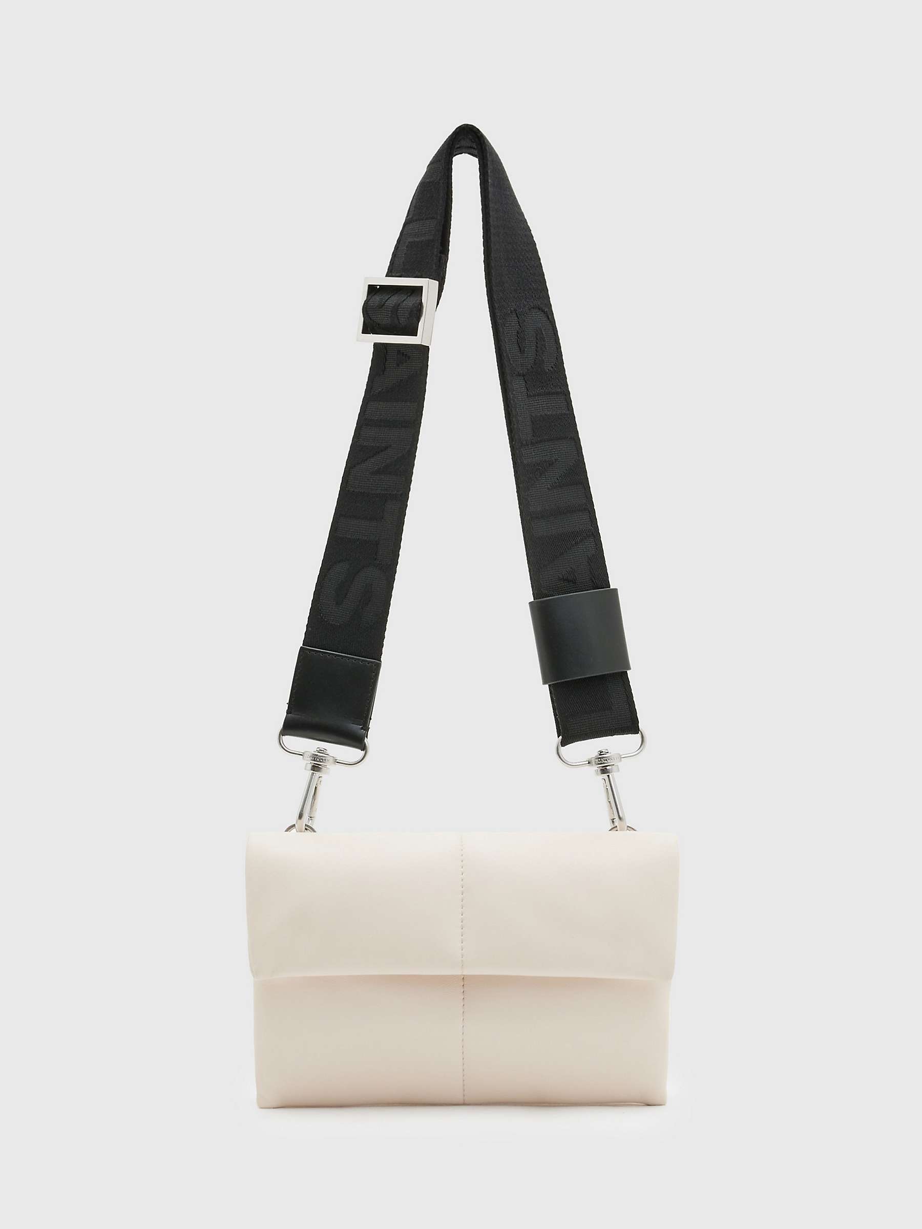 Buy AllSaints Ezra Quilted Leather Crossbody Bag Online at johnlewis.com