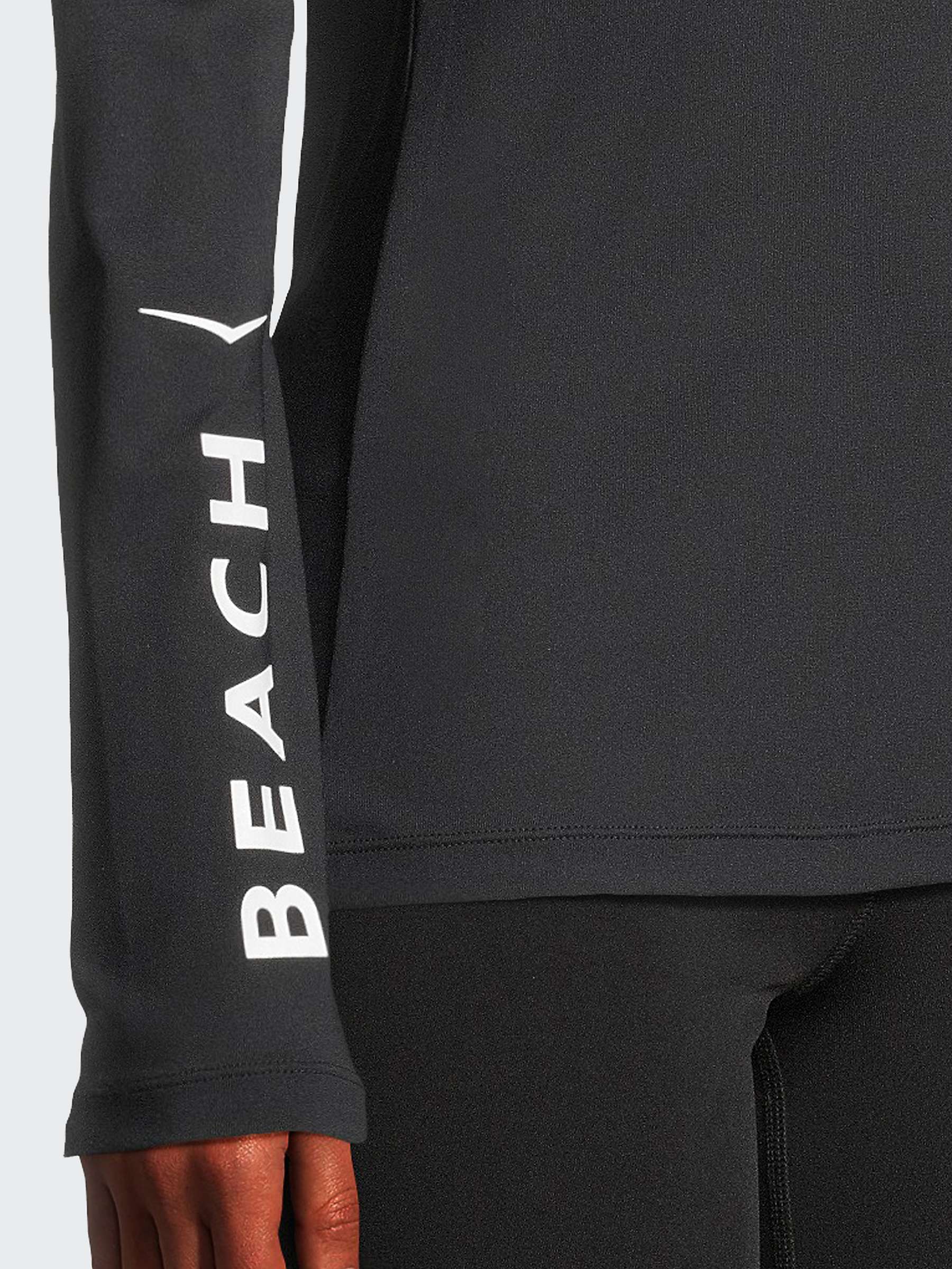 Buy Venice Beach Leana Long Sleeve Top, Black Online at johnlewis.com