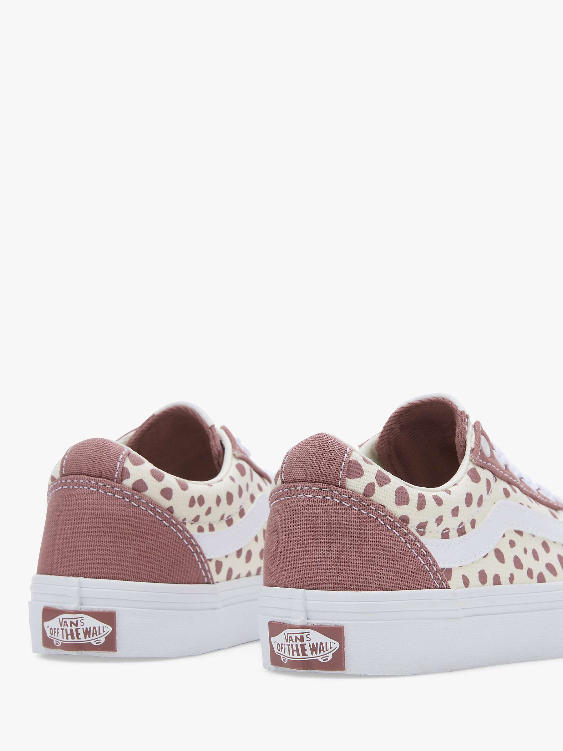 Buy Vans Kids' Ward Dots Trainers, Withered Rose Online at johnlewis.com