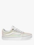 Vans Kids' Ward Glitter Trainers, White