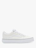 Vans Kids' Ward Glitter Trainers, White