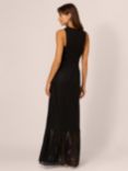 Adrianna by Adrianna Papell Shadow Stripe Maxi Dress, Black