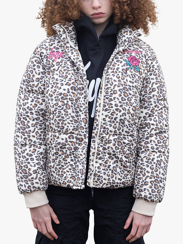 Hype Kids' HYPE. x Ed Hardy Cropped Leopard Print Jacket, Multi