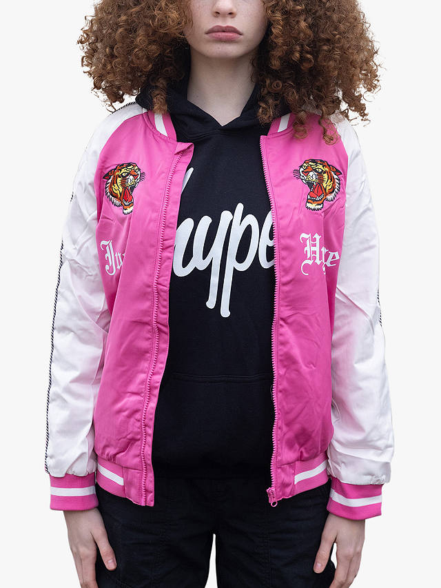Hype Kids' HYPE. x Ed Hardy Tiger Souvenir Jacket, Pink