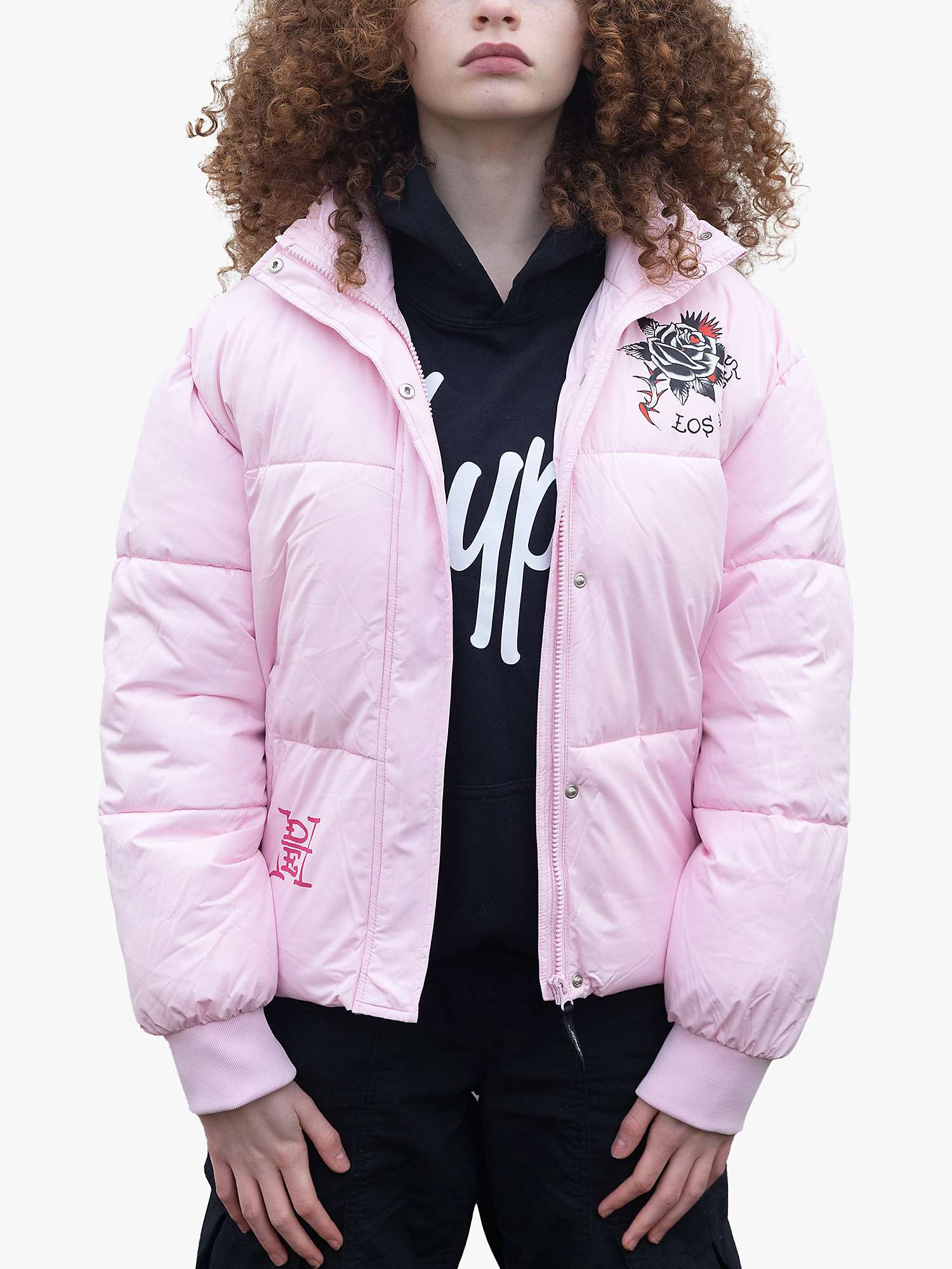 Buy Hype Kids' HYPE. x Ed Hardy Cropped Graphic Puffer Jacket Online at johnlewis.com