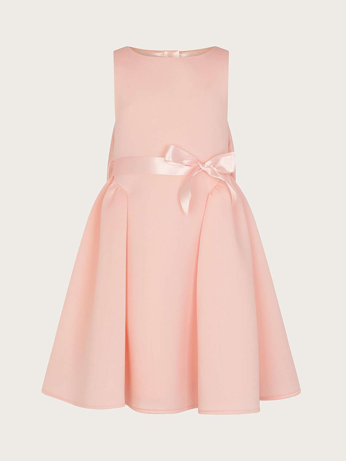 Buy Monsoon Kids' Holly Scuba Bow Detail Bridesmaids Dress Online at johnlewis.com