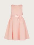 Monsoon Kids' Holly Scuba Bow Detail Bridesmaids Dress