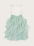 Monsoon Kids' Lace Bodice CanCan Ruffle Party Dress