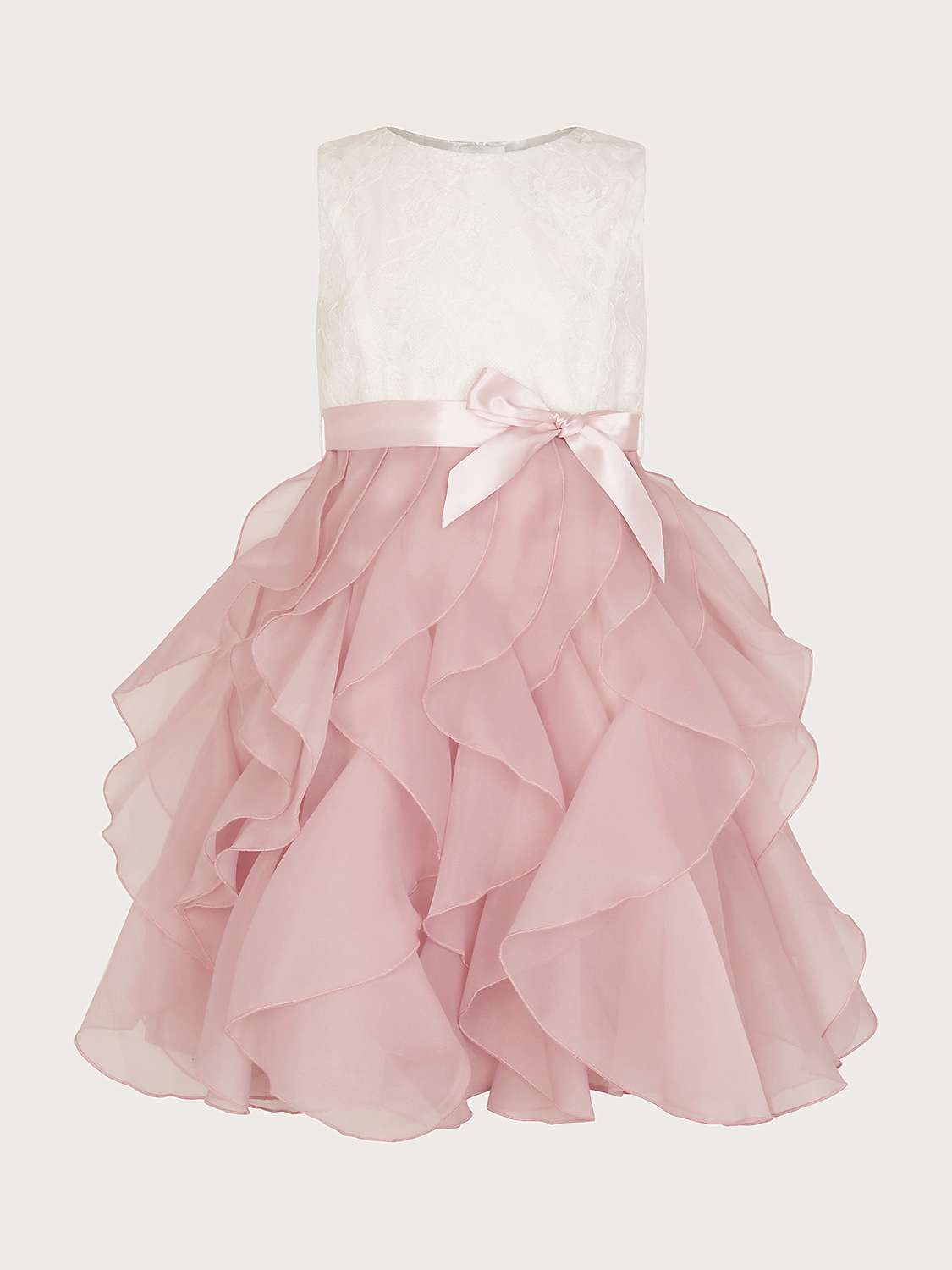 Buy Monsoon Kids' Lace Bodice CanCan Ruffle Party Dress Online at johnlewis.com