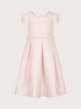 Monsoon Kids' Henrietta Pearl Belt Dress, Pink