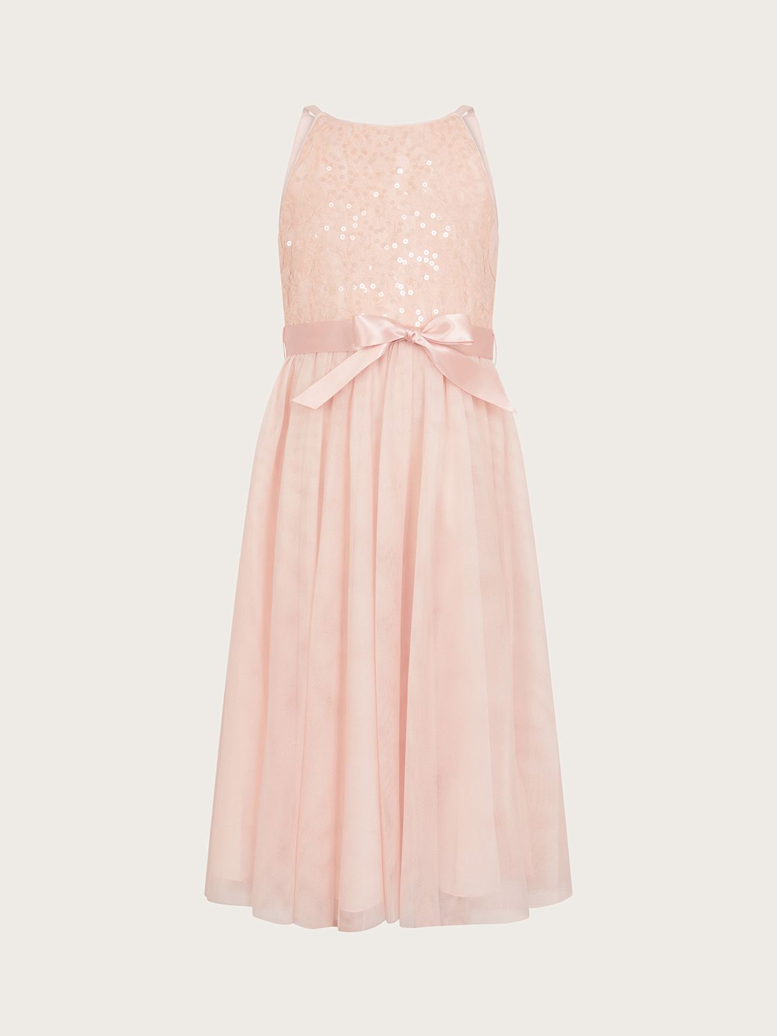 Buy Monsoon Kids' Lacey Truth Sequin Occasion Dress, Pink Online at johnlewis.com