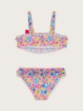 Monsoon Kids' Ditsy Floral Frill Bow Bikini Set, Multi, Multi