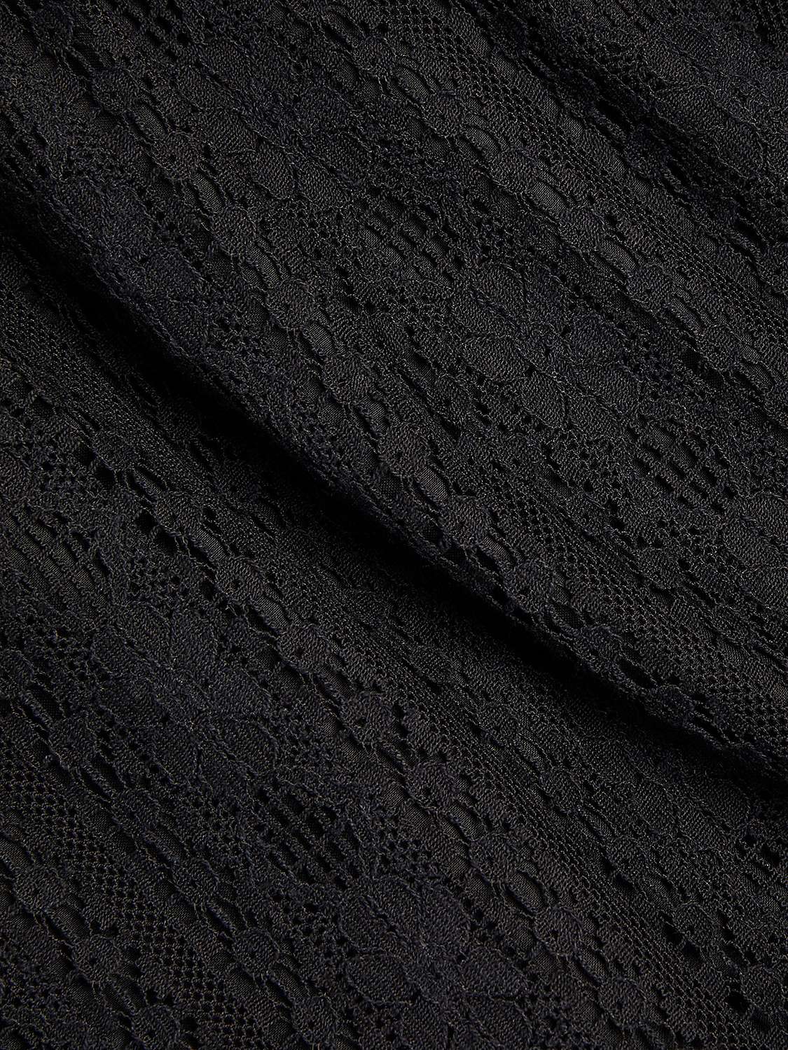 Buy Monsoon Kids' Storm Lace Cut Out Dress, Black Online at johnlewis.com