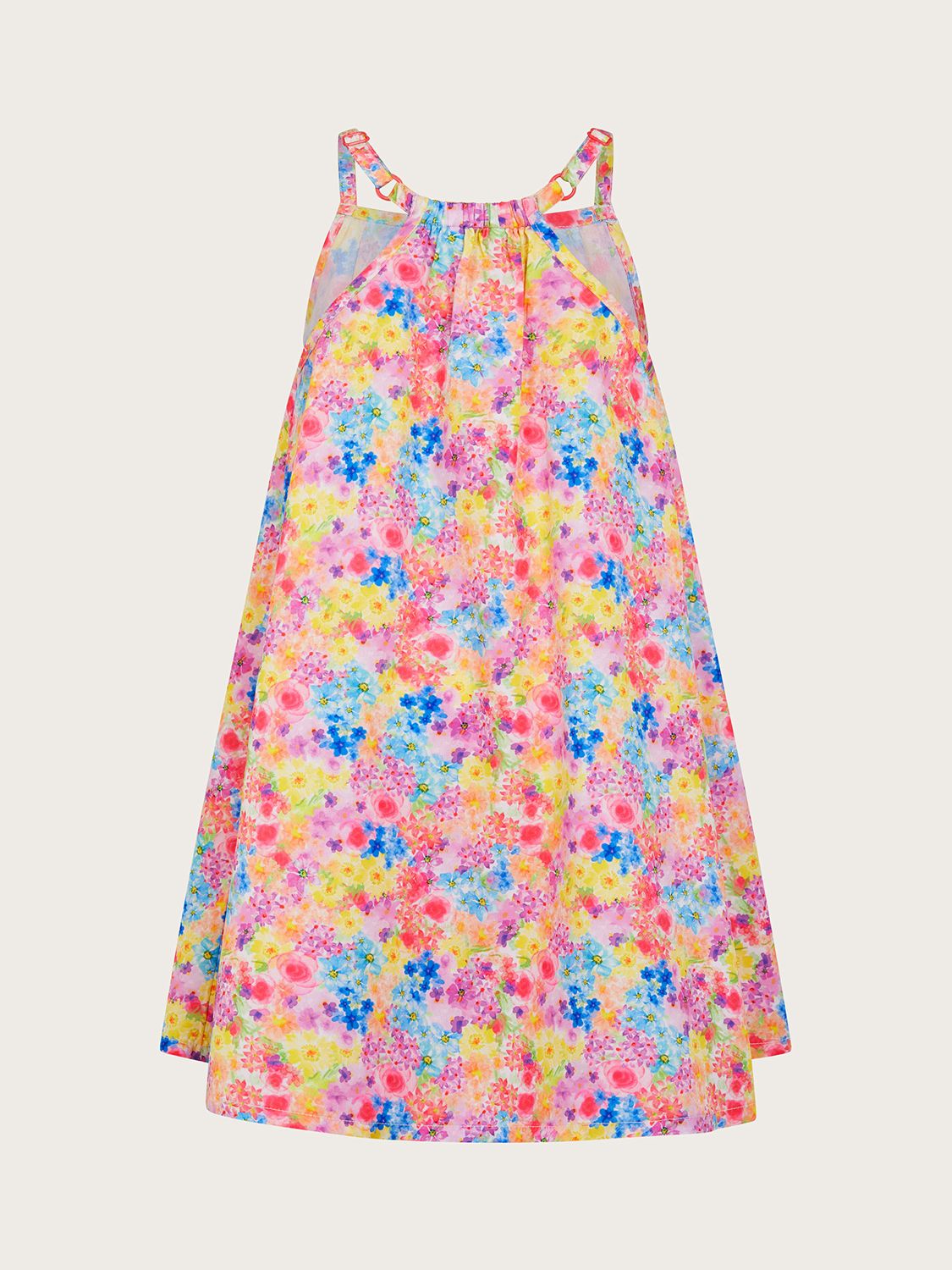 Buy Monsoon Kids' Ditsy Floral Swing Dress, Multi Online at johnlewis.com