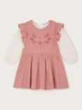 Monsoon Baby Top And Dress Set, Pink, Pink
