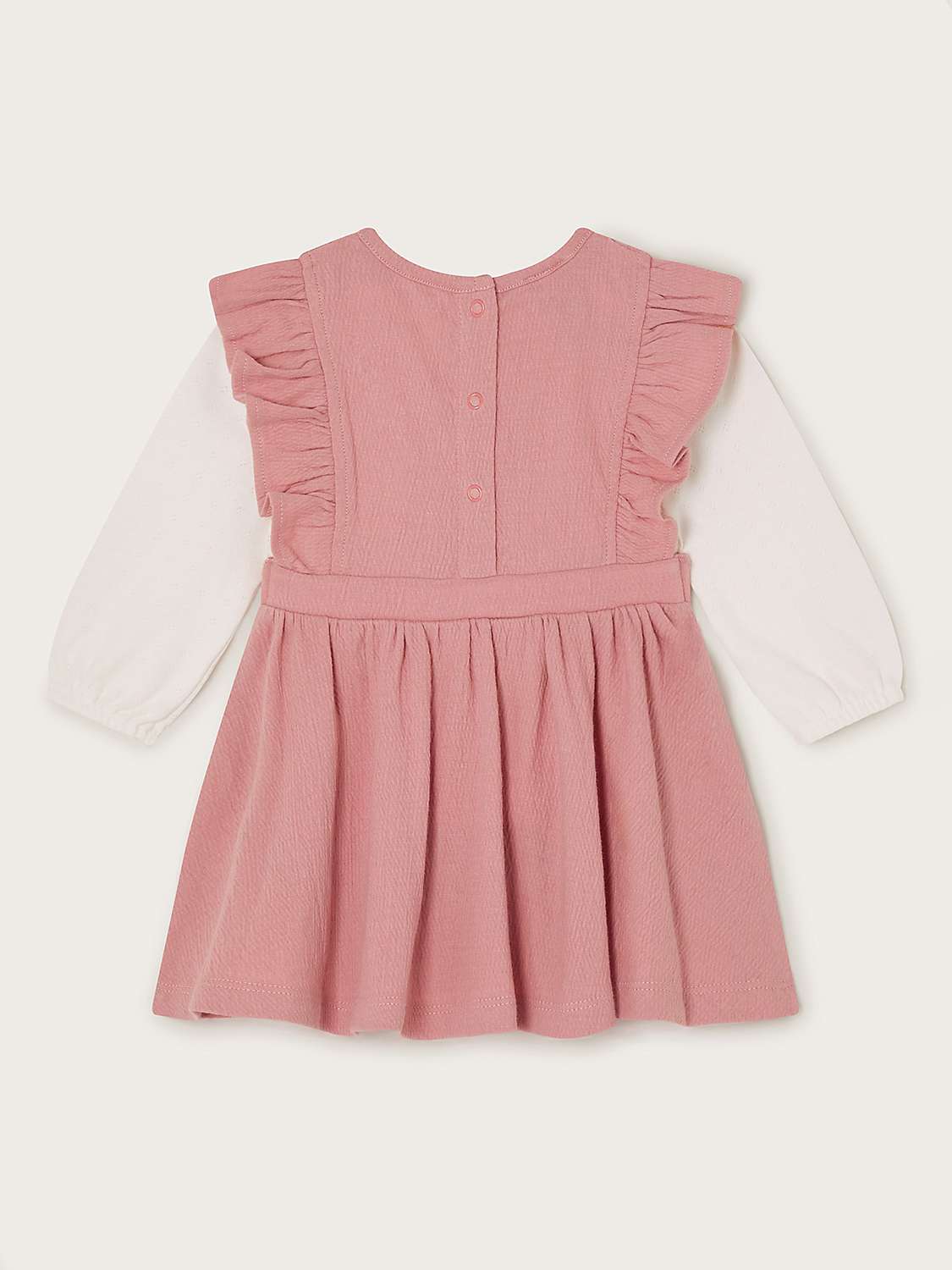 Buy Monsoon Baby Top And Dress Set, Pink Online at johnlewis.com