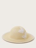 Monsoon Baby Butterfly Floppy Hat, Neutral