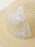 Monsoon Baby Butterfly Floppy Hat, Neutral