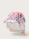Monsoon Baby Floral Print Cap, Lilac