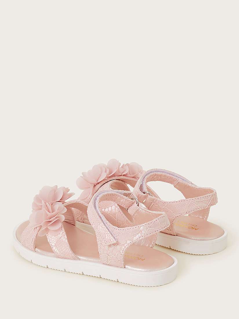 Buy Monsoon Kids' Lace Corsage Sandals Online at johnlewis.com