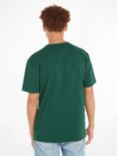 Tommy Hilfiger Tommy Jeans Badge Cotton T-Shirt, Court Green