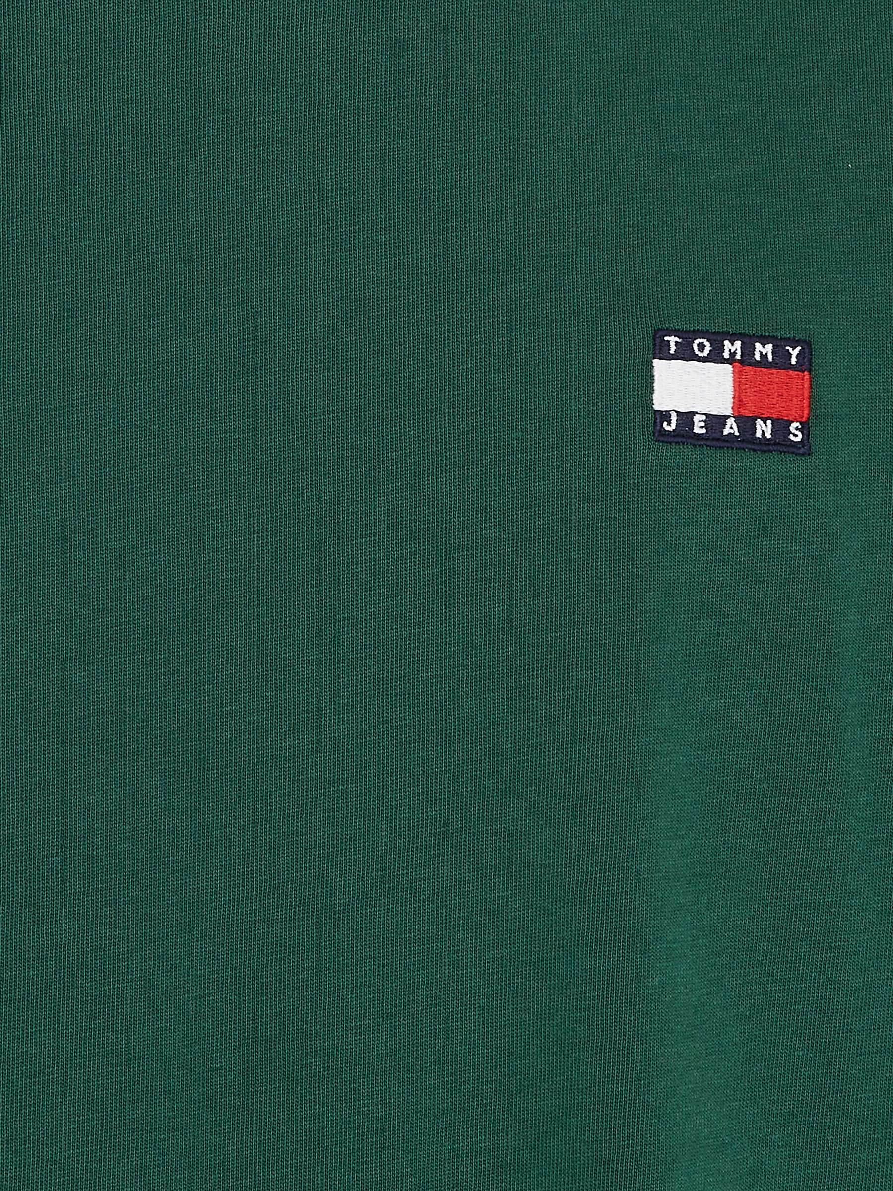 Buy Tommy Hilfiger Tommy Jeans Badge Cotton T-Shirt, Court Green Online at johnlewis.com