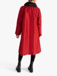chesca Accordian Collar Hooded Reversible Raincoat