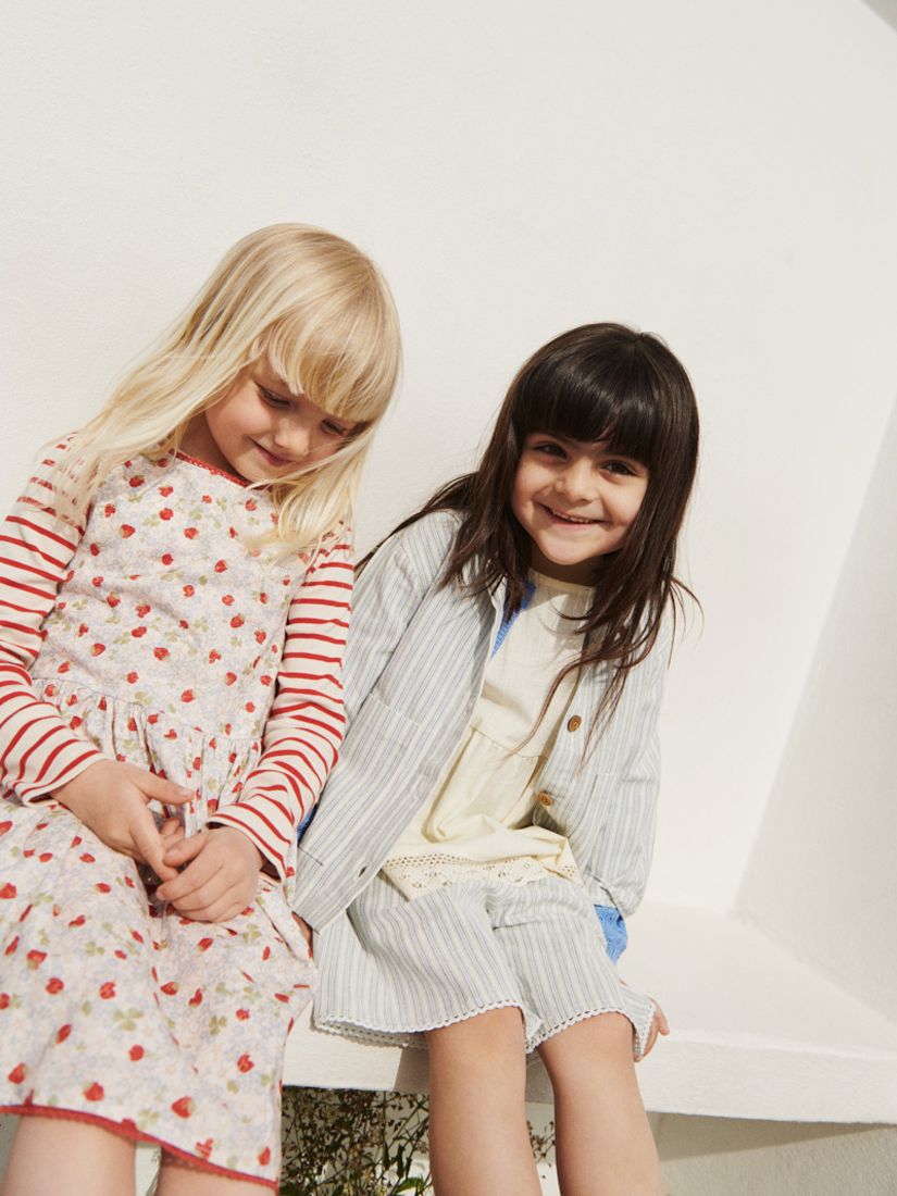 Buy WHEAT Kids' Organic Cotton Thelma Dress, Multi Online at johnlewis.com