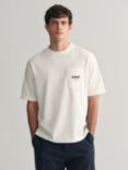 GANT Graphic Short Sleeve T-Shirt, White, White