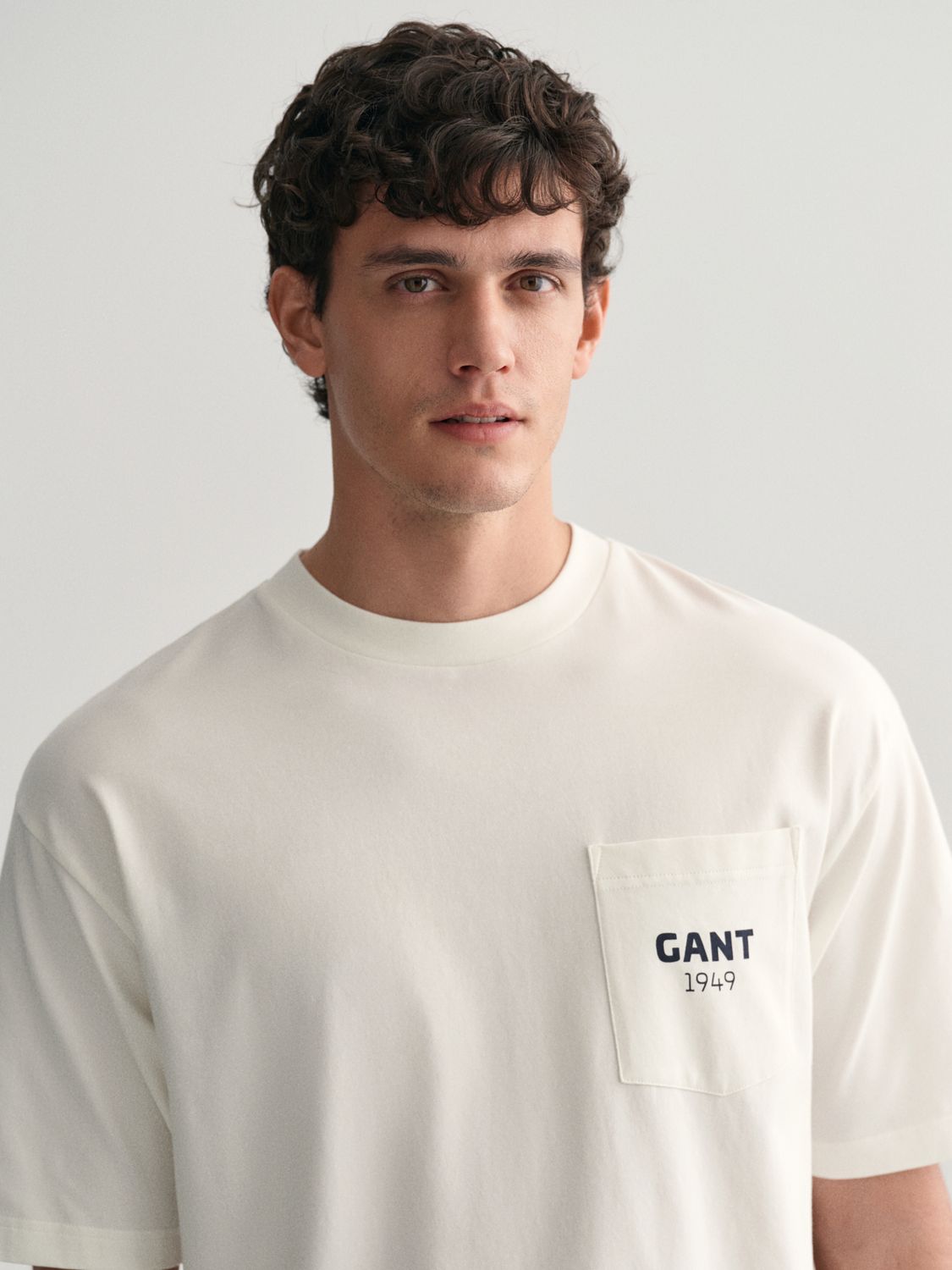 GANT Graphic Short Sleeve T-Shirt, White, L