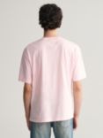 GANT Washed Graphic Short Sleeve T-Shirt, Pink/Multi
