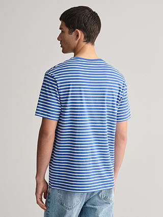 GANT Striped T-Shirt, Blue/White