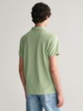 GANT Piqué Shield Short Sleeve Regular Fit Polo Shirt, Milky Matcha
