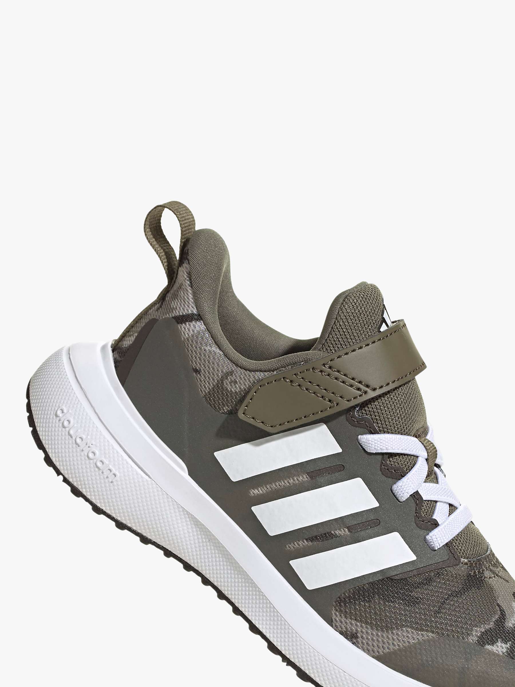 Buy adidas Kids' Forta Run 2.0 Trainers, Olive Online at johnlewis.com