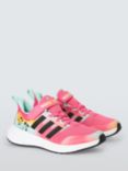 adidas Kids' Fortarun X Disney Minnie Trainers, Pink/Black